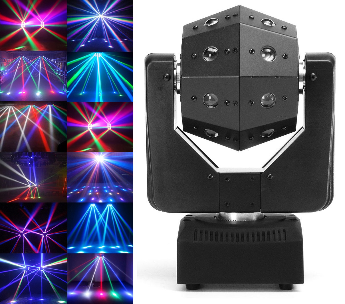 Professional LED Disco Stage MultiColour Moving Head Light DMX512 DJ Party Light