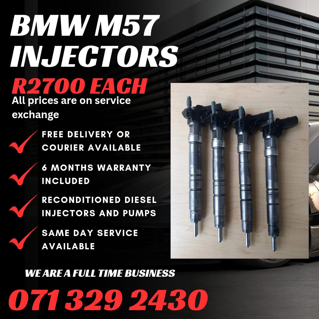 BMW M57 INJECTORS FOR SALE WITH WARRANTY - Private Seller BMW M57 INJECTORS FOR SALE WITH WARRANTY - Private Seller