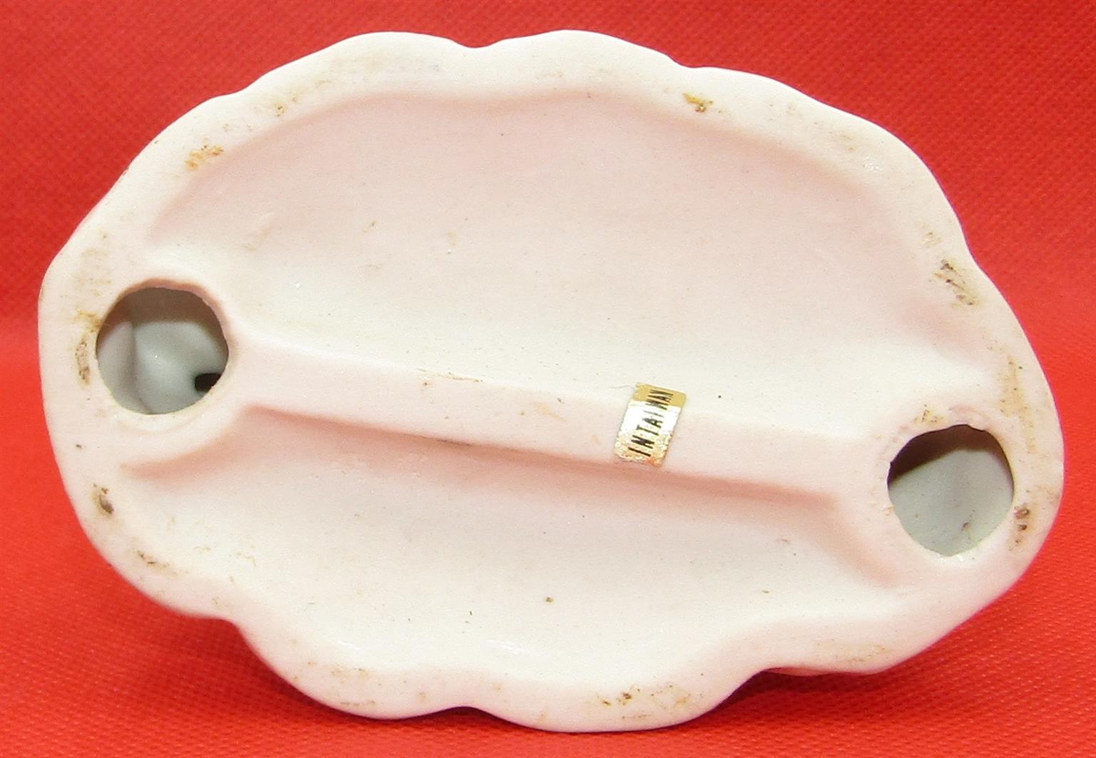 Girl with Rabbit Porcelain Figurine - flawed