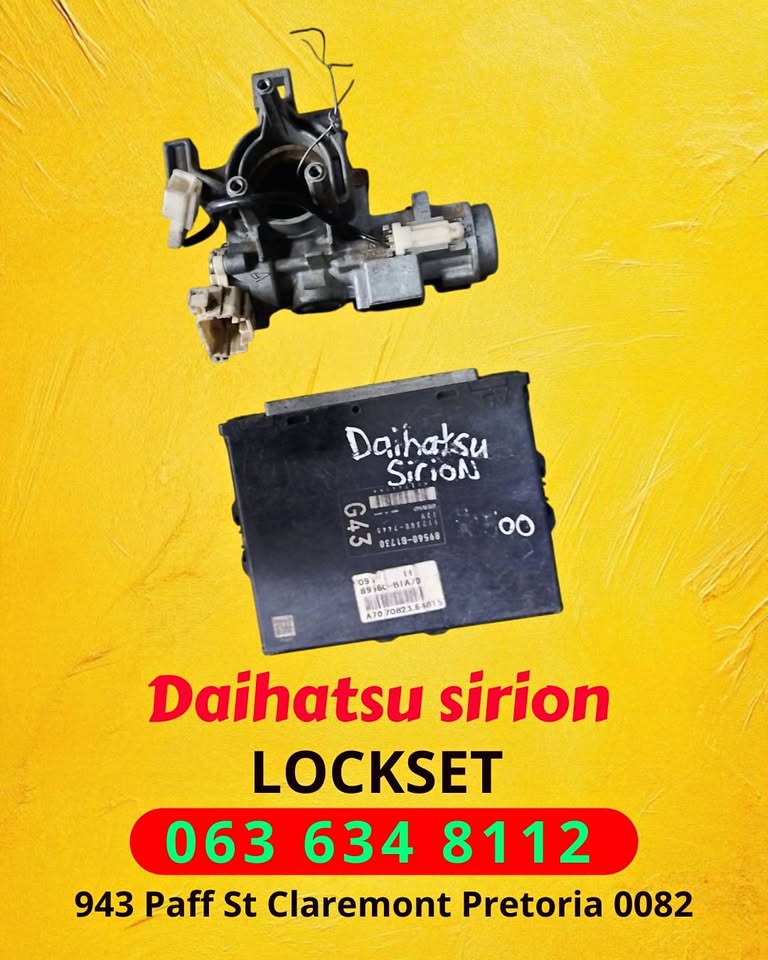 Daihatsu sirion lockset Call or WhatsApp me - Private Seller Daihatsu sirion lockset Call or WhatsApp me - Private Seller