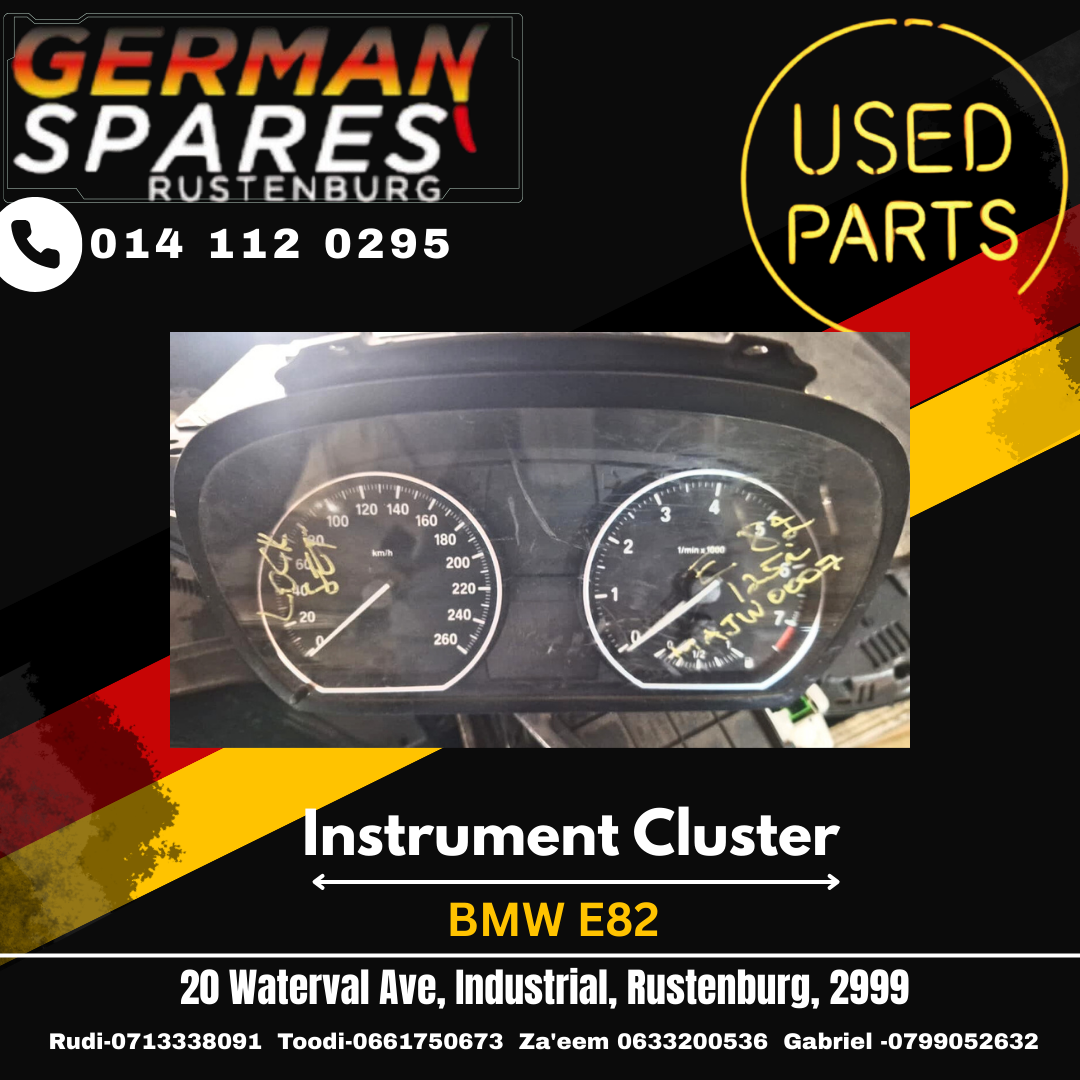 BMW E82 Instrument Cluster - Private Seller BMW E82 Instrument Cluster - Private Seller