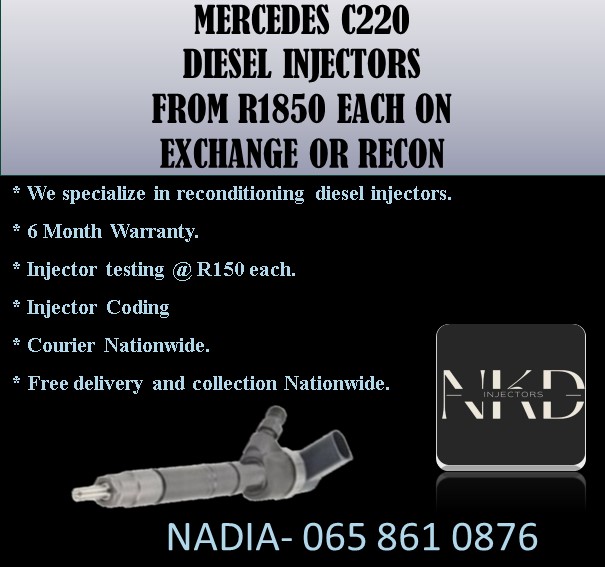 Mercedes C220 injectors for sale - Private Seller Mercedes C220 injectors for sale - Private Seller