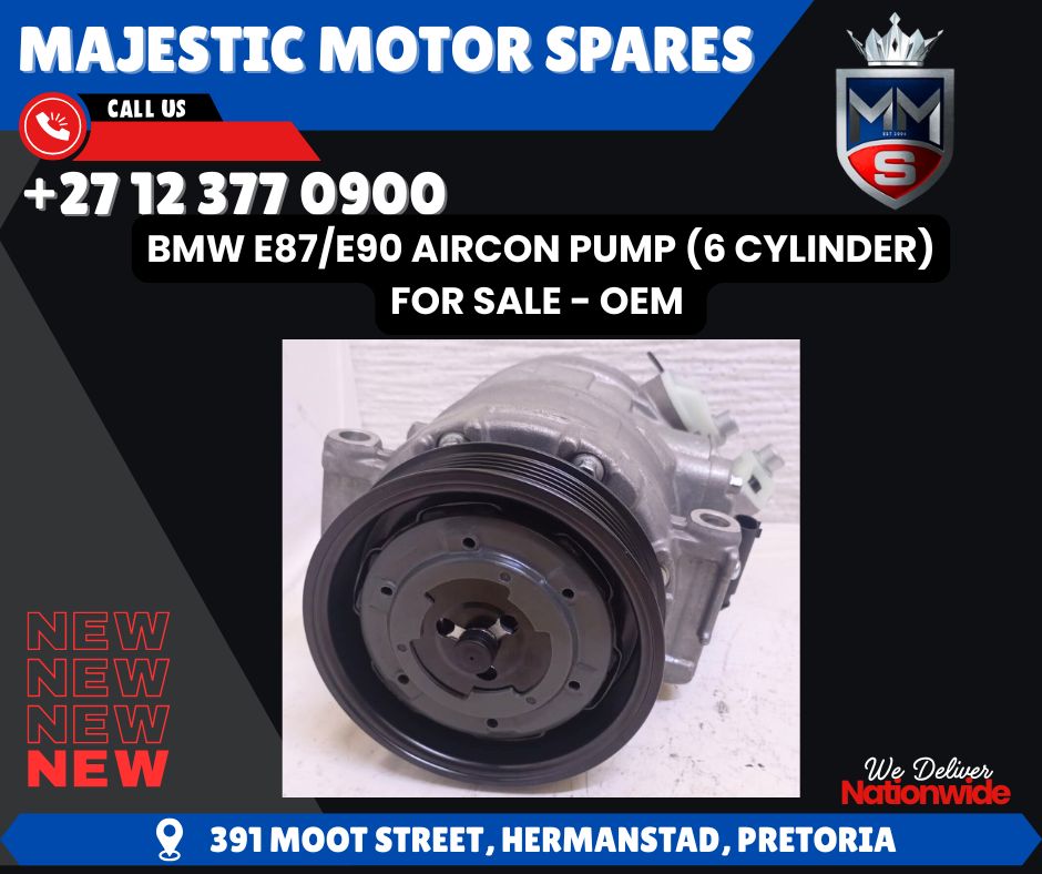 BMW E87 / E90 Aircon Pump (6 Cylinder) – Brand New! (OEM) - Private Seller