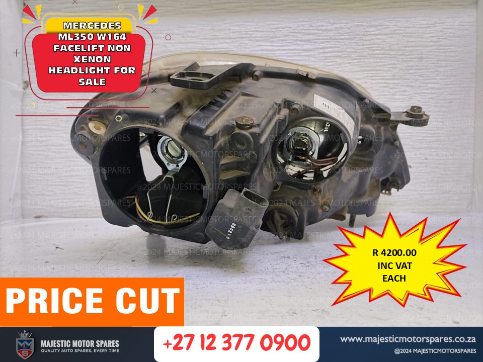 mercedes ml350 w164 facelift non-xenon headlight for sale