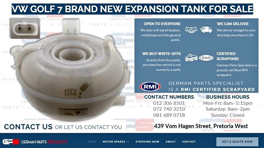 VW GOLF 7 BRAND NEW EXPANSION TANK FOR SALE - Private Seller