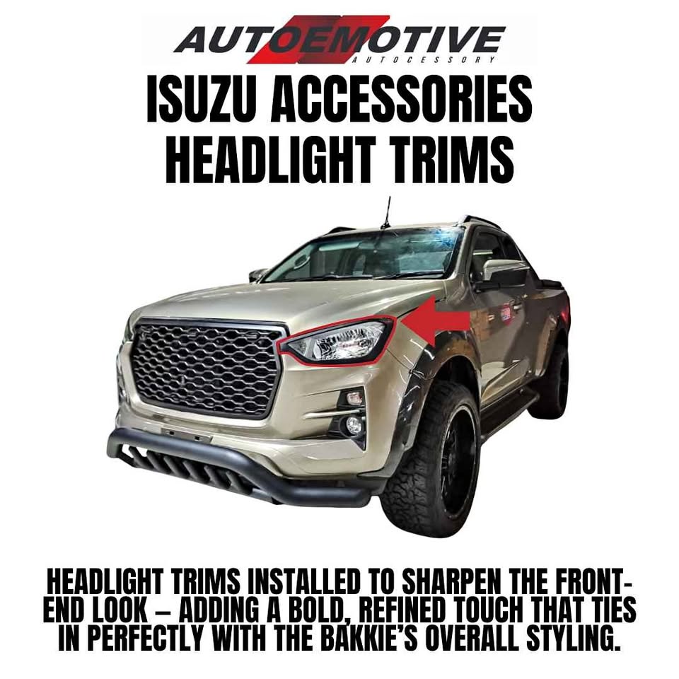 ISUZU ACCESSORIES HEADLIGHT TRIMS COMPATIBLE - Private Seller ISUZU ACCESSORIES HEADLIGHT TRIMS COMPATIBLE - Private Seller