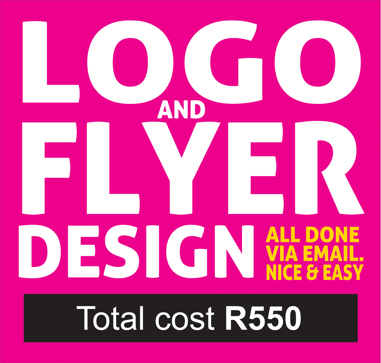 flyer logo design professional