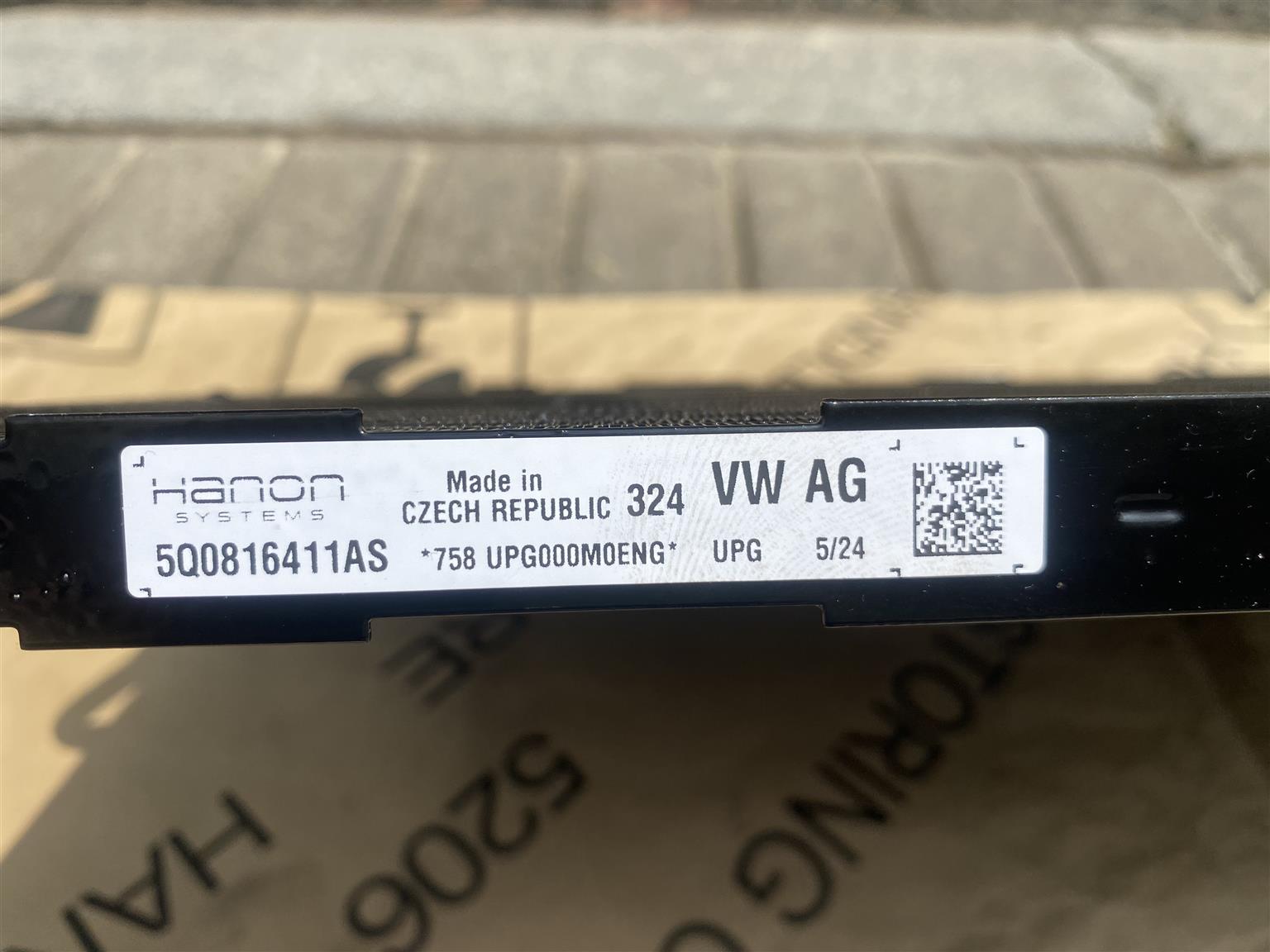 2024 AUDI A3 S3 AIRCON CONDENSER FOR SALE. BRAND NEW OEM - Private Seller