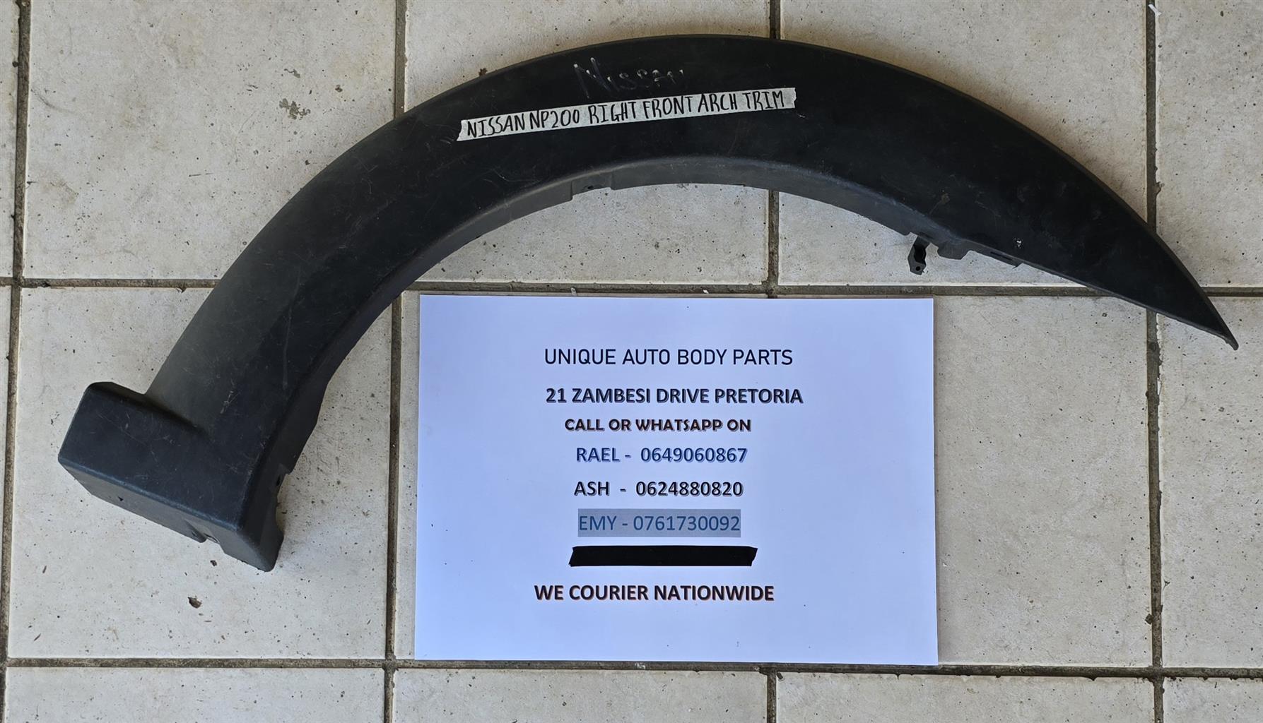 Nissan NP200 RF Wheel Arch (Genuine) Nissan NP200 RF Wheel Arch (Genuine)