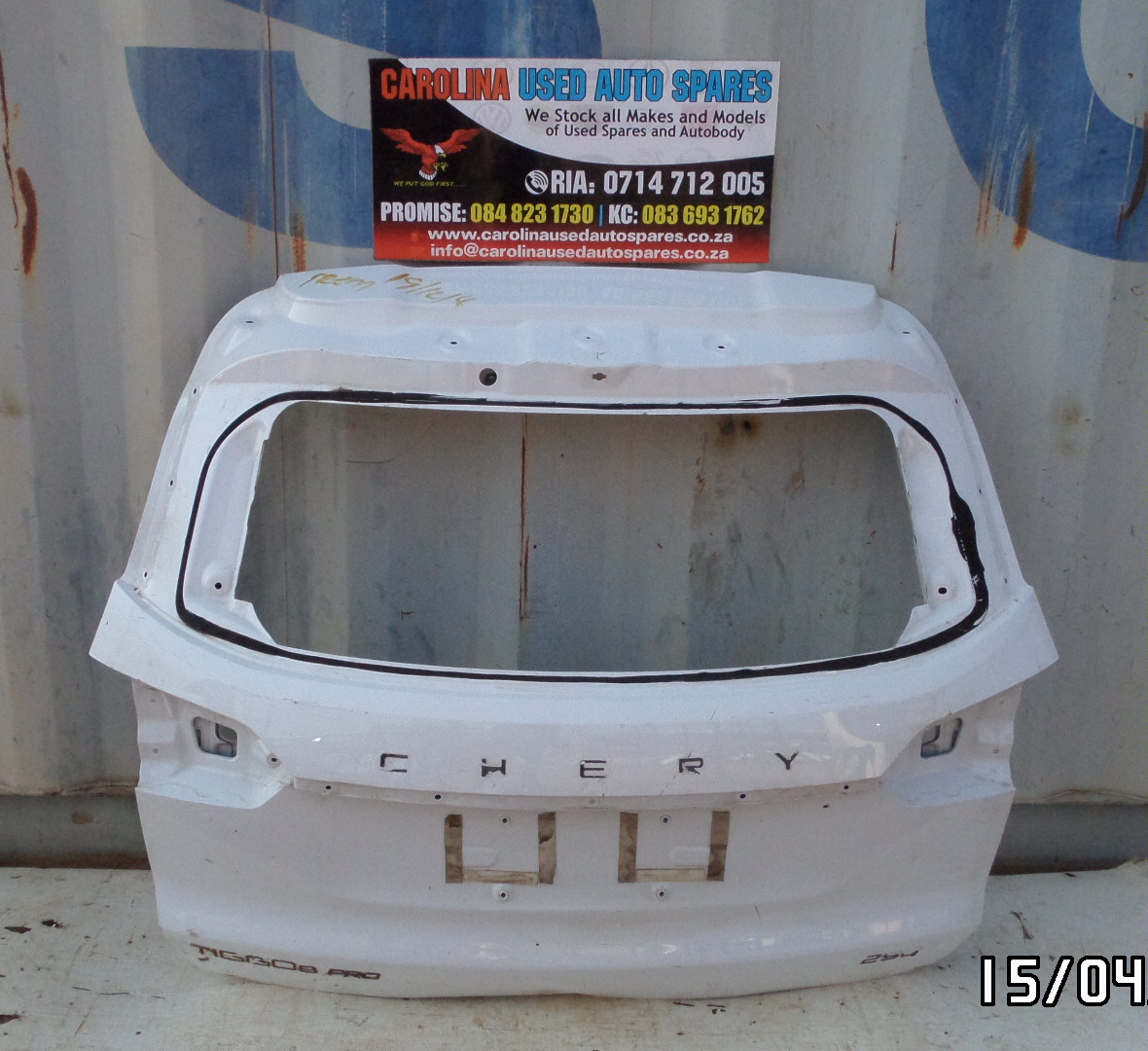 Chery Tiggo 8 pro tailgate - Private Seller Chery Tiggo 8 pro tailgate - Private Seller