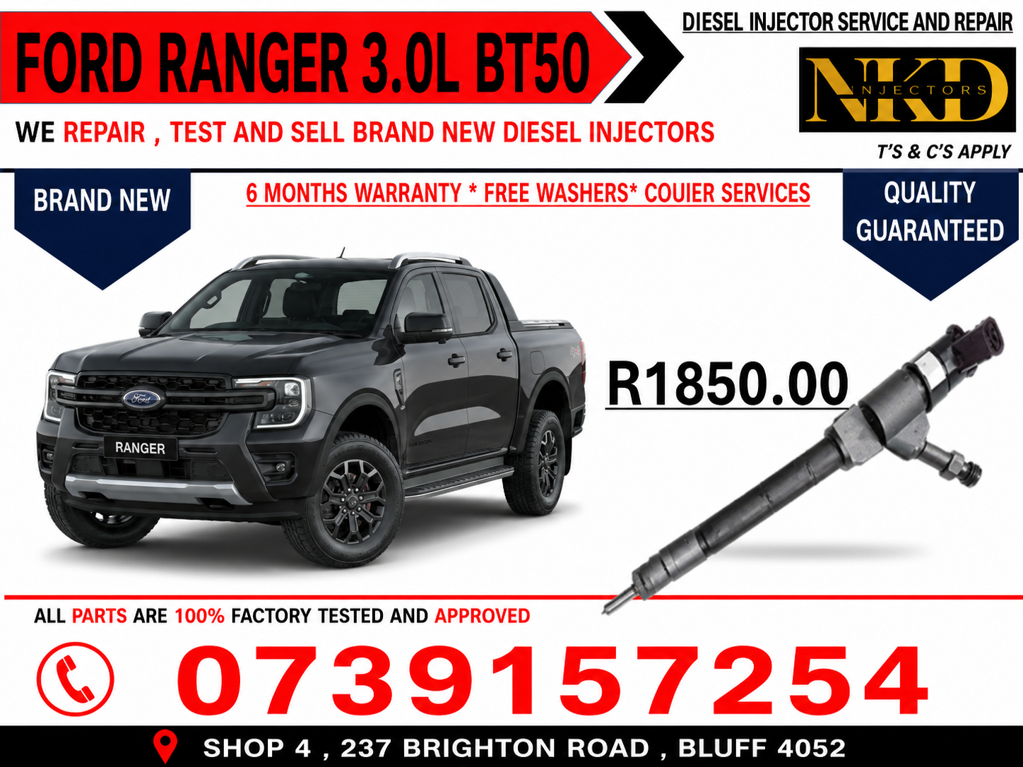 BOSCH INJECTORS-RANGER -BT50 - Private Seller BOSCH INJECTORS-RANGER -BT50 - Private Seller