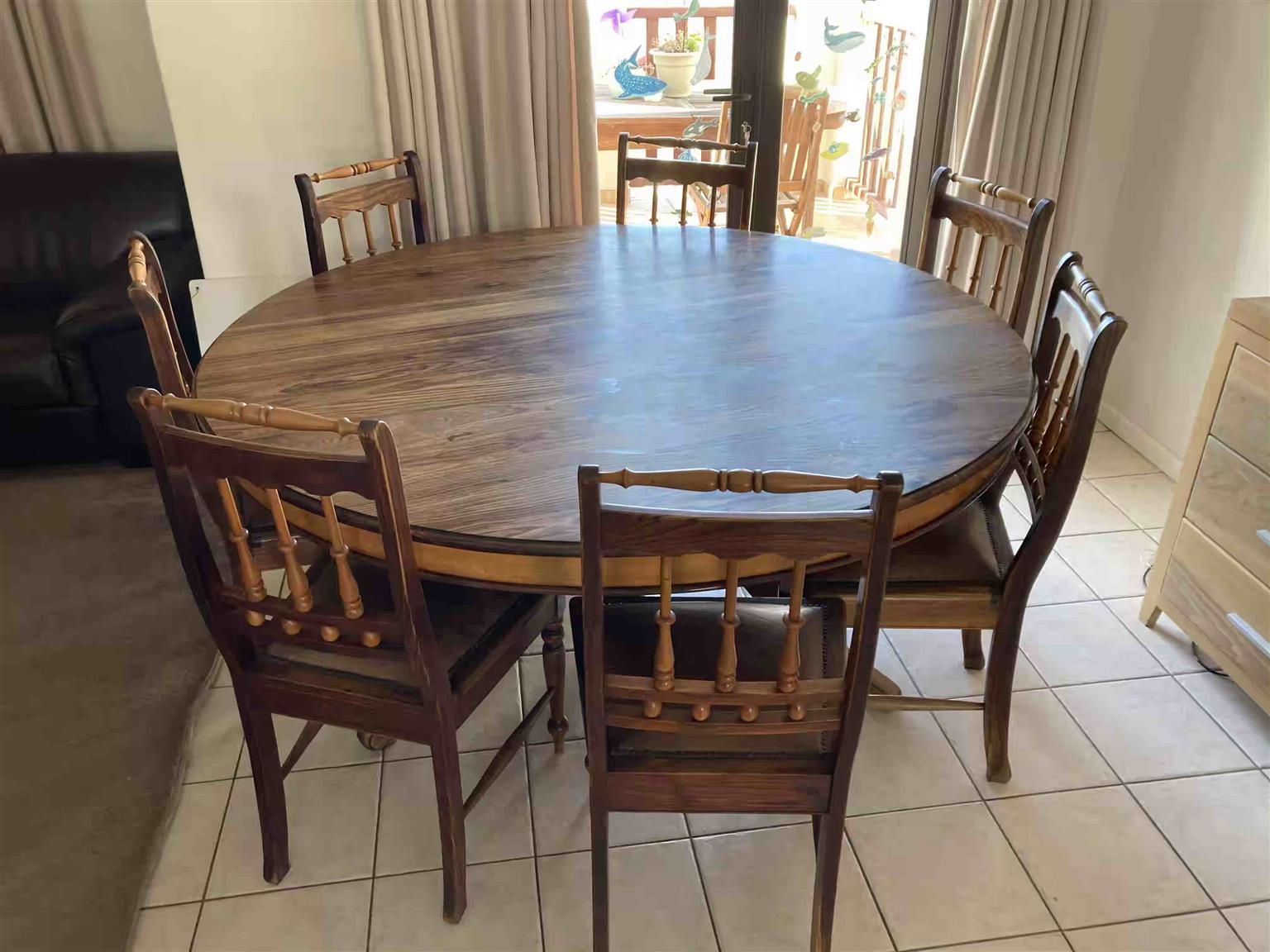 black and wood dining room table