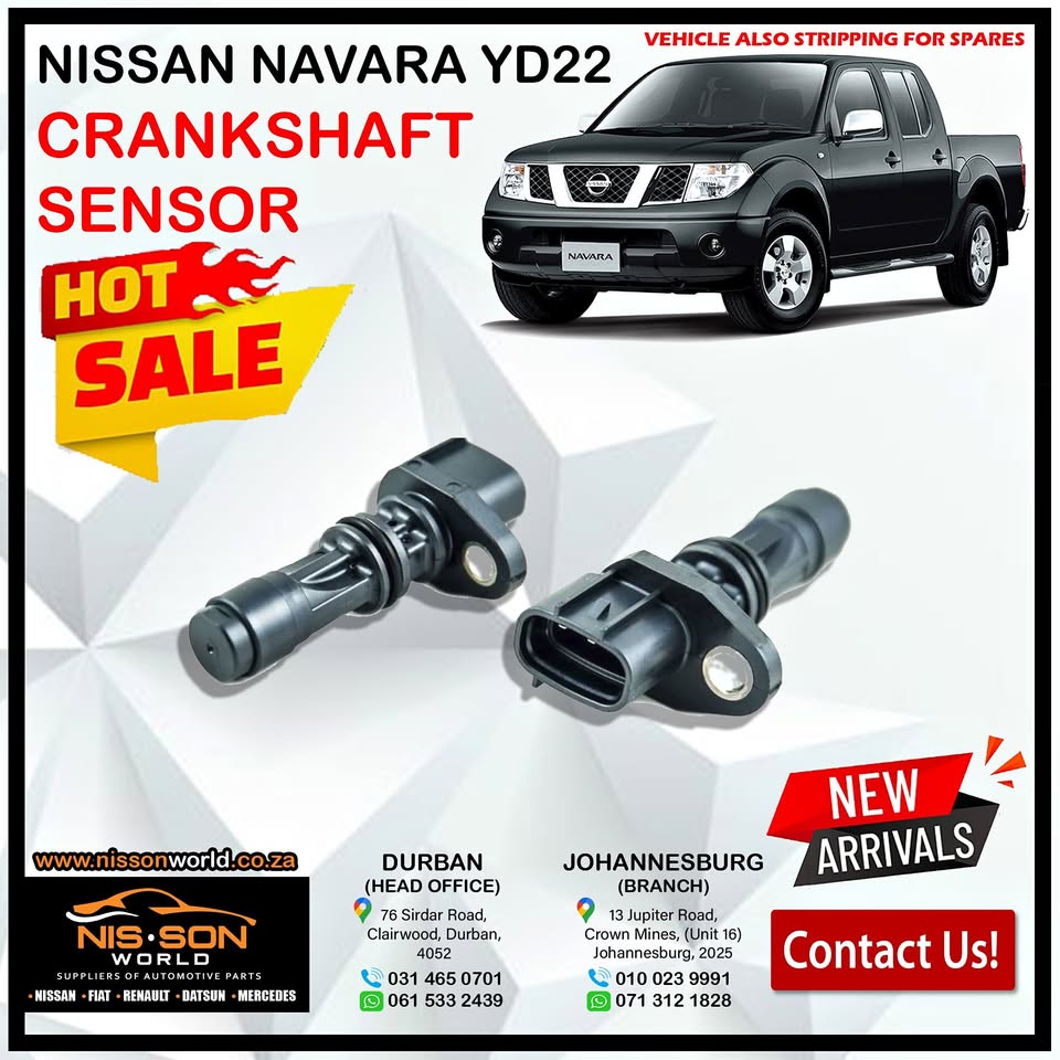 NISSAN NAVARA YD22 CRANKSHAFT SENSOR - Private Seller
