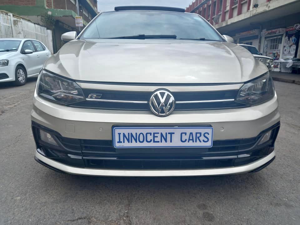 2019 VW POLO 8 1.0 R-LINE, PETROL, AUTOMATIC, GOLD COLOUR, MILEAGE