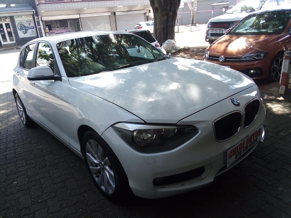 2014 BMW 1161  WHITE  75000KM AUTOMATIC