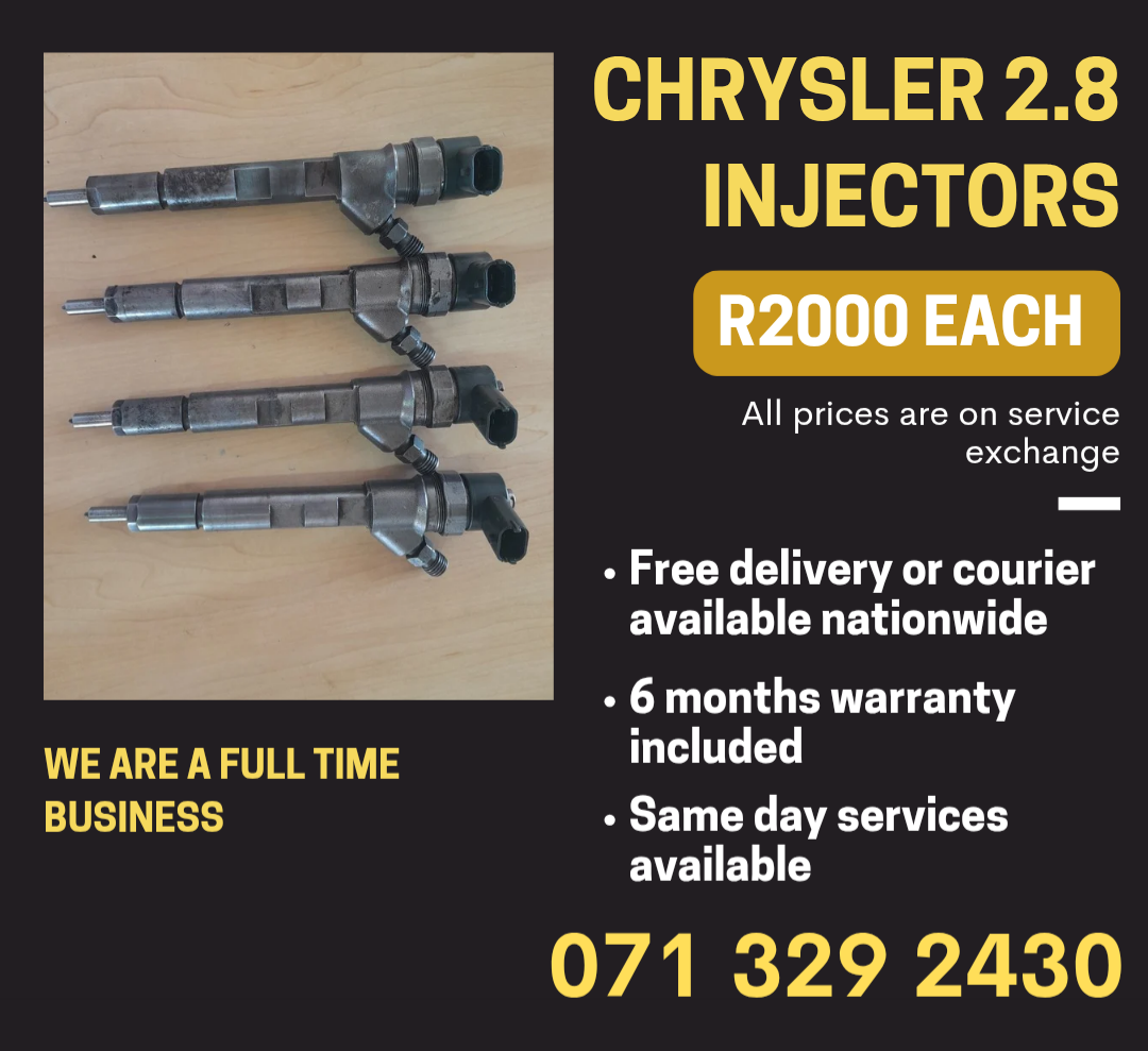CHRYSLER 2.8 INJECTORS FOR SALE WITH WARRANTY