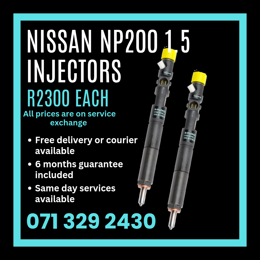 NISSAN NP200 1.5 DIESEL INJECTORS FOR SALE WITH WARRANTY - Private Seller