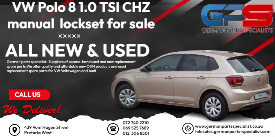 VW Polo 8 1.0 TSI 2019 CHZ manual lockset for sale / GPS - Private Seller