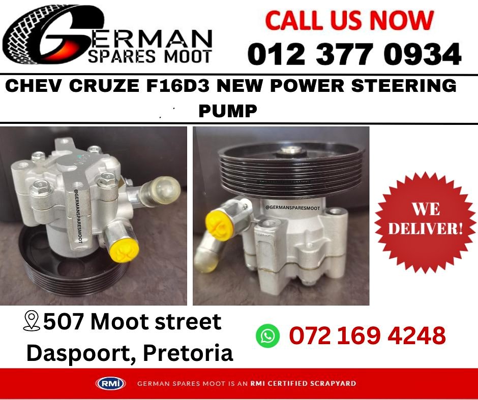Chev Cruze F16D3 New Power Steering Pump - Private Seller