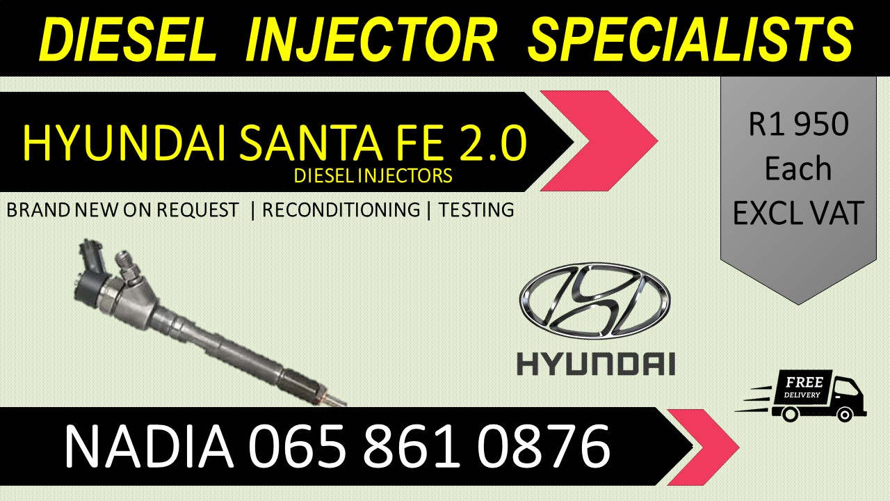 BRAND NEW DIESEL INJECTORS FOR SALE FOR HYUNDAI SANTA FE 2.0 - Private Seller BRAND NEW DIESEL INJECTORS FOR SALE FOR HYUNDAI SANTA FE 2.0 - Private Seller