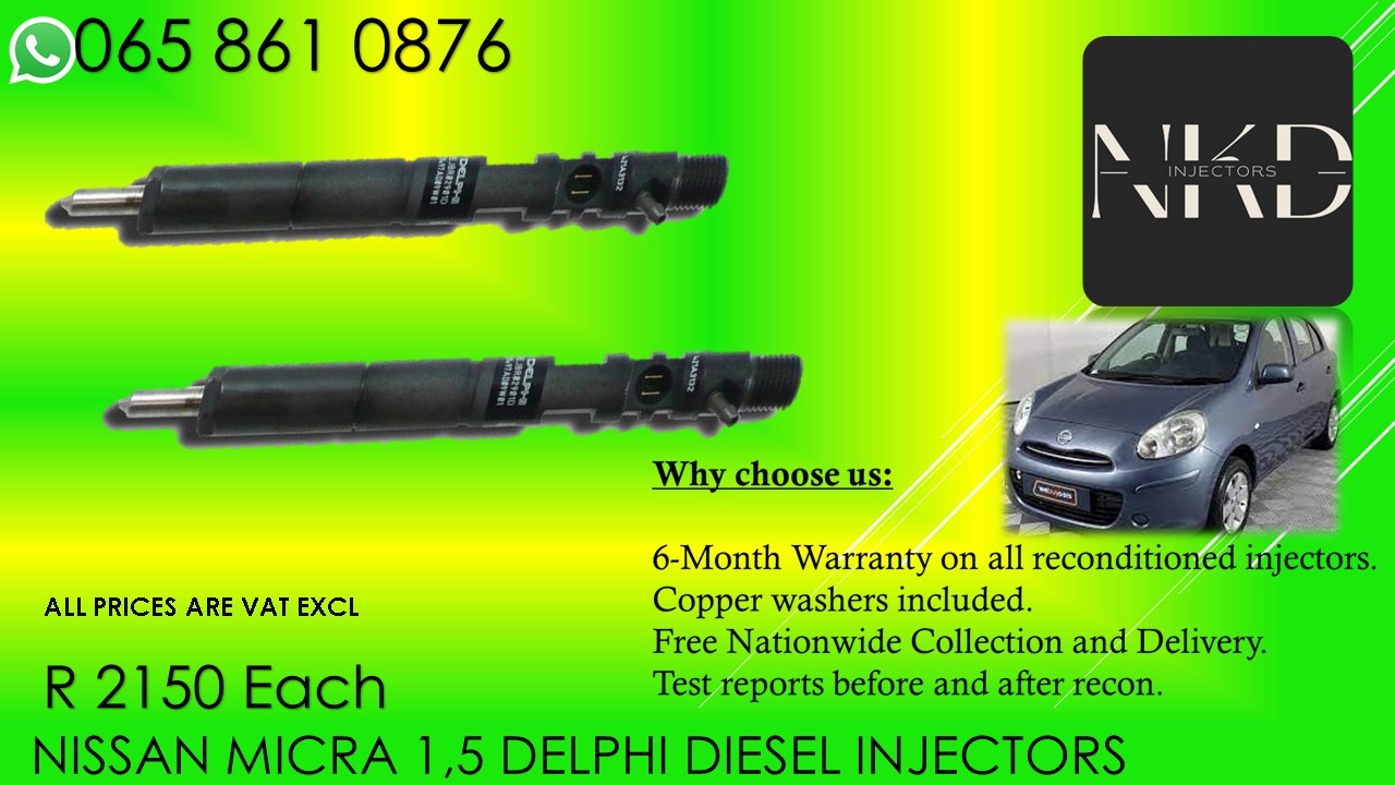 Nissan Micra 1.5 DCI diesel injectors for sale on service exchange - Private Seller Nissan Micra 1.5 DCI diesel injectors for sale on service exchange - Private Seller