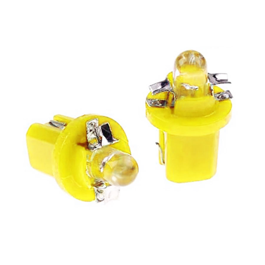 T5 SMD 5 LED Instrument Cluster Bulbs – Pair (Yellow)