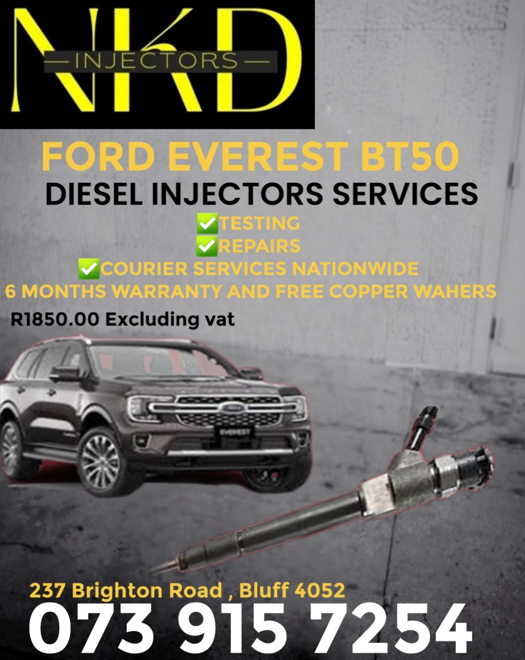 Repair your own Ford Everest Bt50 Injectors - Private Seller Repair your own Ford Everest Bt50 Injectors - Private Seller