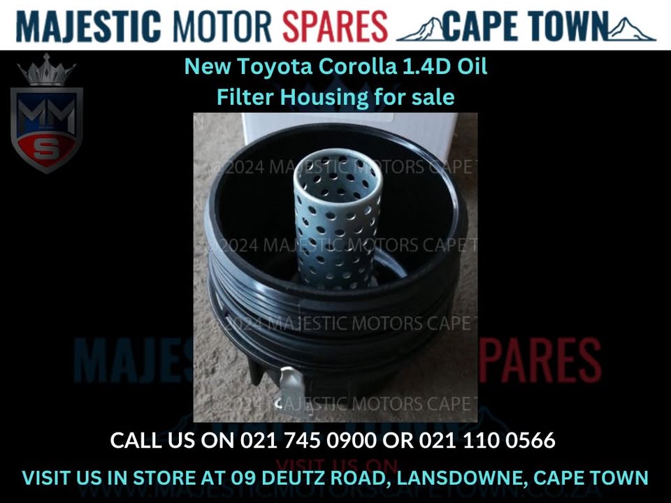 Toyota Corolla 1.4D Oil Filter Housing - Private Seller Toyota Corolla 1.4D Oil Filter Housing - Private Seller