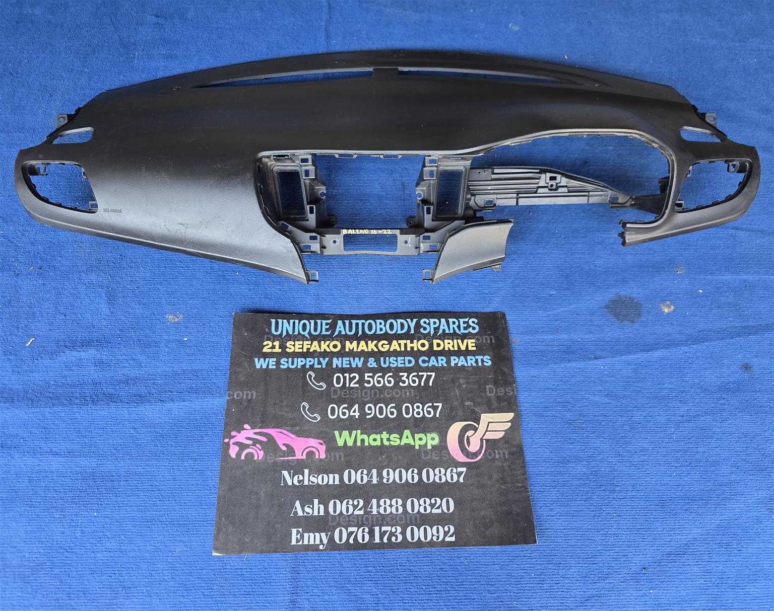 Suzuki Baleno dashboard 16-22 models