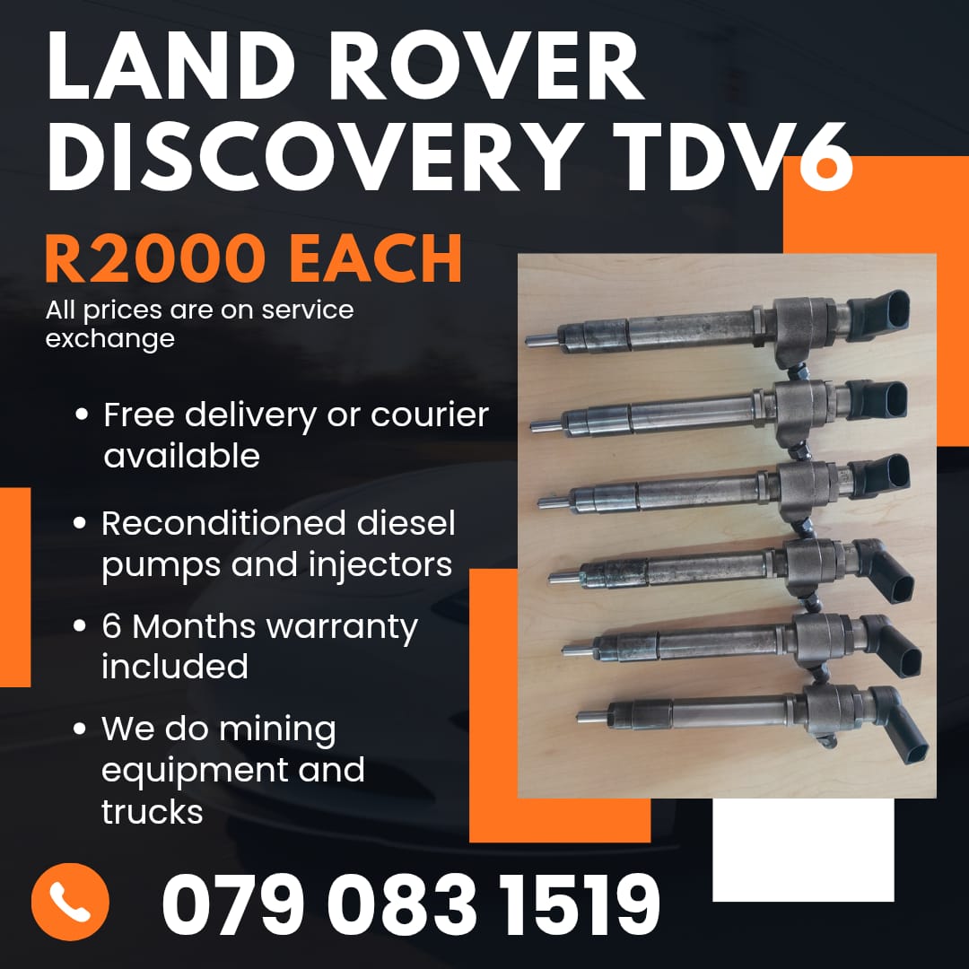 LAND ROVER DISCOVERY TDV6 INJECTORS FOR SALE WITH WARRANTY - Private Seller LAND ROVER DISCOVERY TDV6 INJECTORS FOR SALE WITH WARRANTY - Private Seller