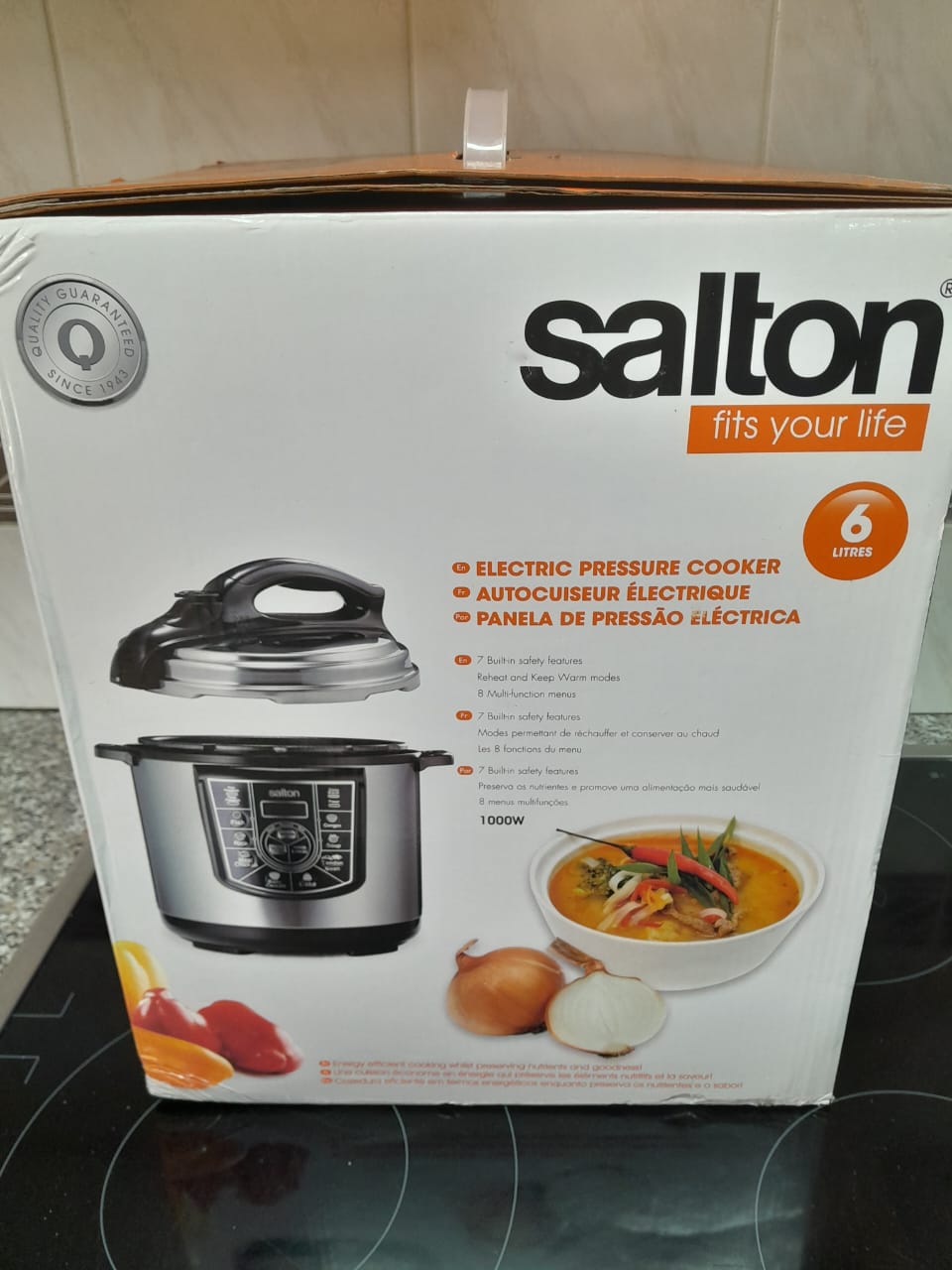how to use salton 6l electric pressure cooker