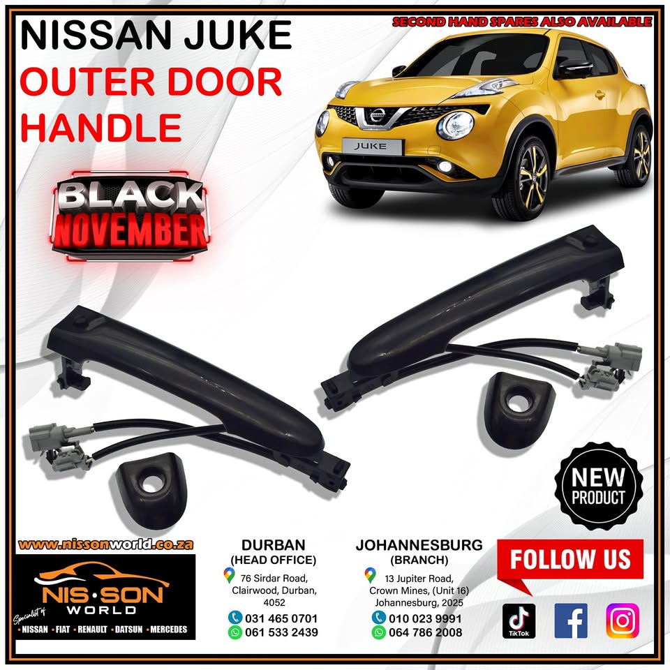 Used NISSAN JUKE OUTER DOOR HANDLE for sale in KwaZulu-Natal