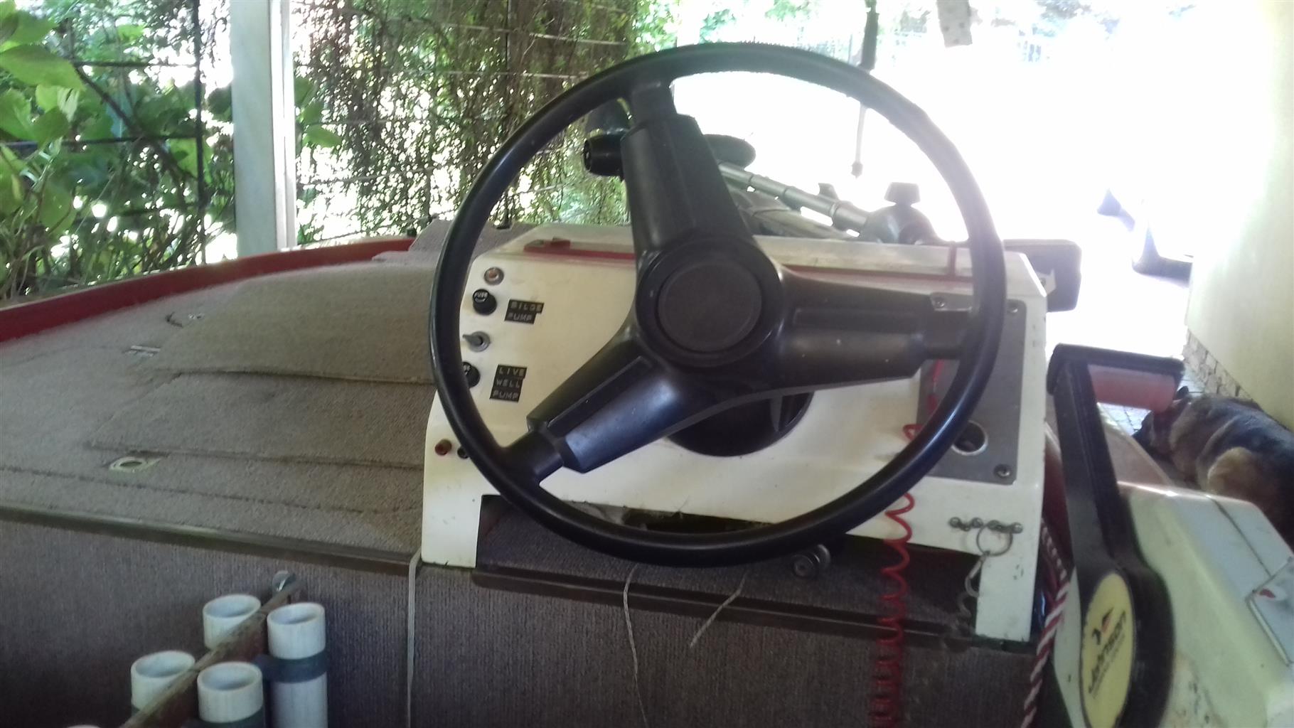 Bass Fishing Boat. St. Lucia hull.