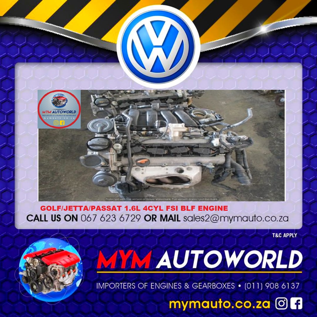 VW 1.6 4 CYL FSI BLF ENGINE - Private Seller VW 1.6 4 CYL FSI BLF ENGINE - Private Seller