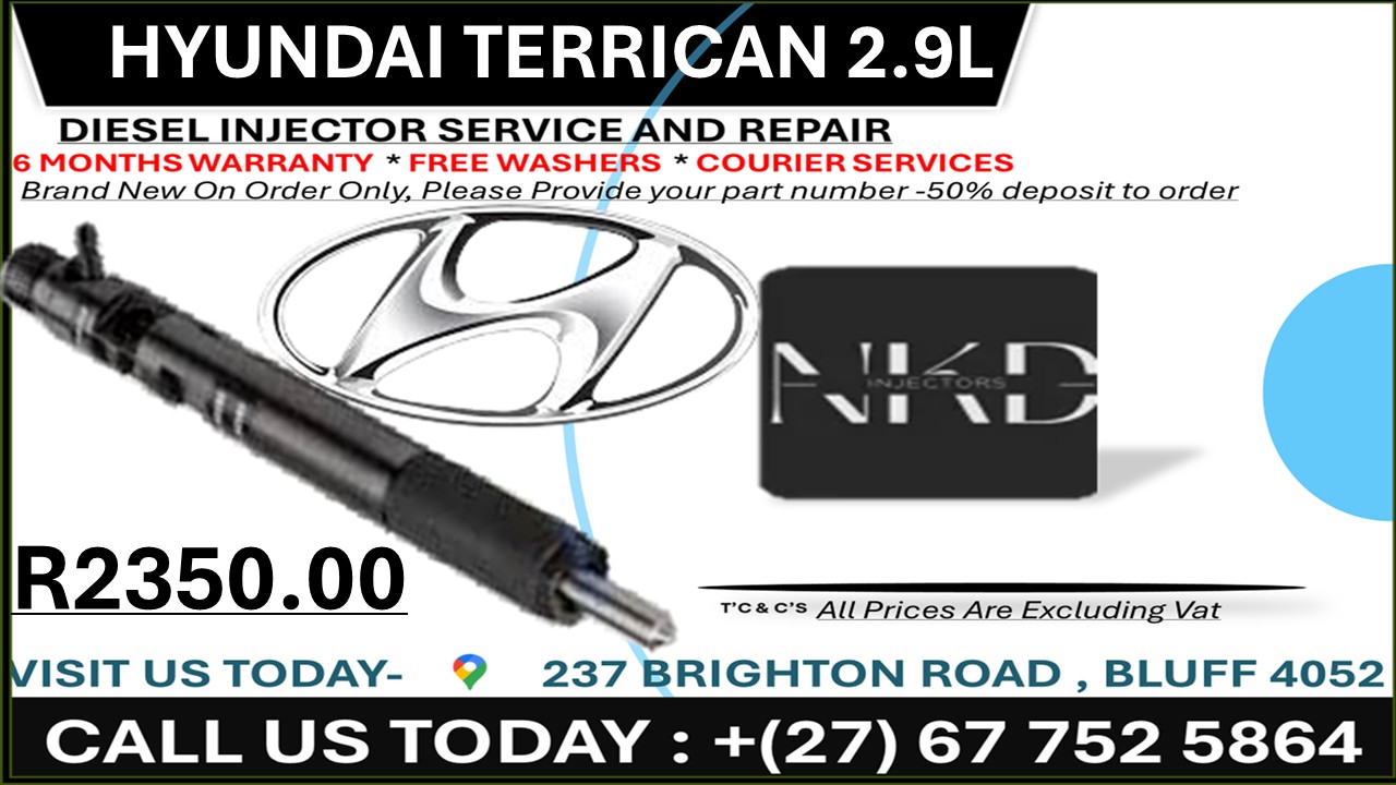 Hyundai Terrican 2.9L Diesel Injectors on Recondition - Private Seller Hyundai Terrican 2.9L Diesel Injectors on Recondition - Private Seller
