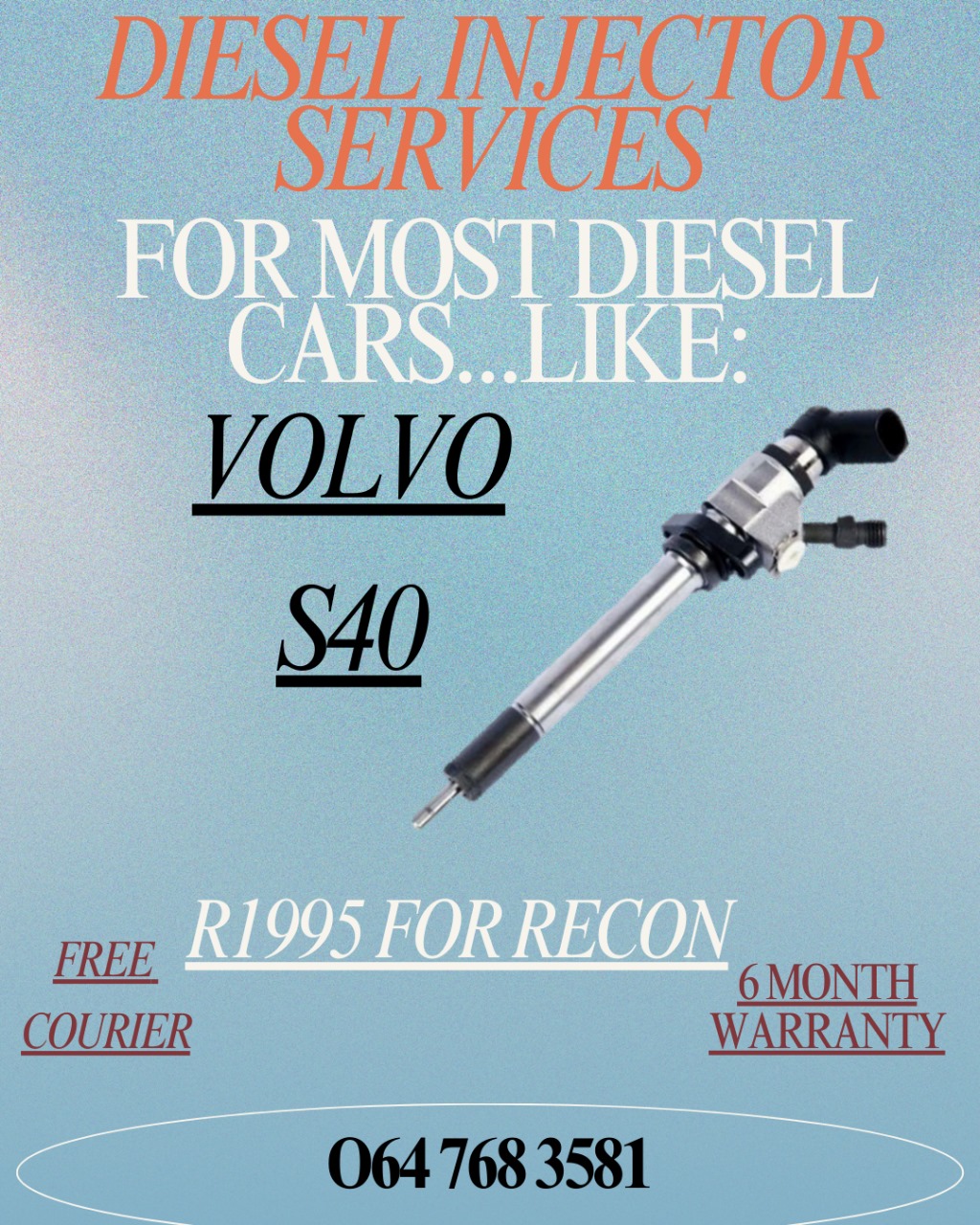 Diesel injector services