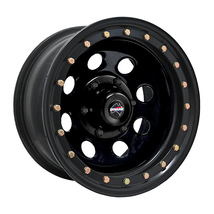 17″ Dynamic Beadlock Rep 6/139 Black Alloy Wheels