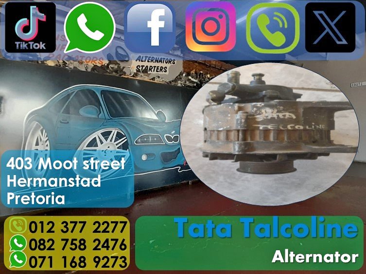 Tata Talcoline Alternator for sale. - Private Seller Tata Talcoline Alternator for sale. - Private Seller