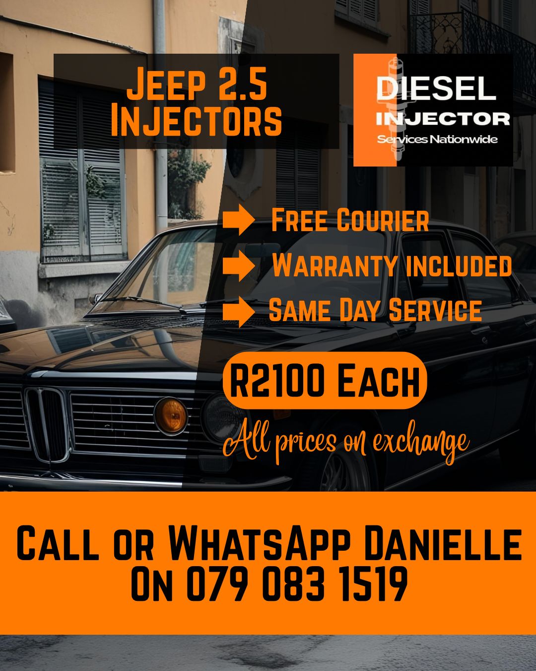 JEEP 2.5 INJECTORS FOR SALE WITH WARRANTY INCLUDED - Private Seller JEEP 2.5 INJECTORS FOR SALE WITH WARRANTY INCLUDED - Private Seller