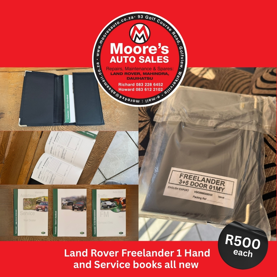 Land Rover Freelander 1 Hand and Service books all new - Private Seller Land Rover Freelander 1 Hand and Service books all new - Private Seller