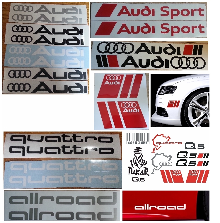 Audi brake caliper decals stickers vinyl cut graphics sets - Private Seller Audi brake caliper decals stickers vinyl cut graphics sets - Private Seller