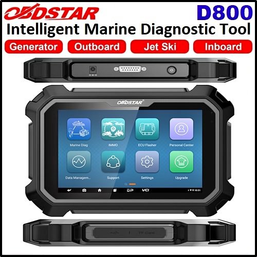 OBDStar D800 Marine diagnostic tool (Jet Ski/Outboard/Inboard/Generator)