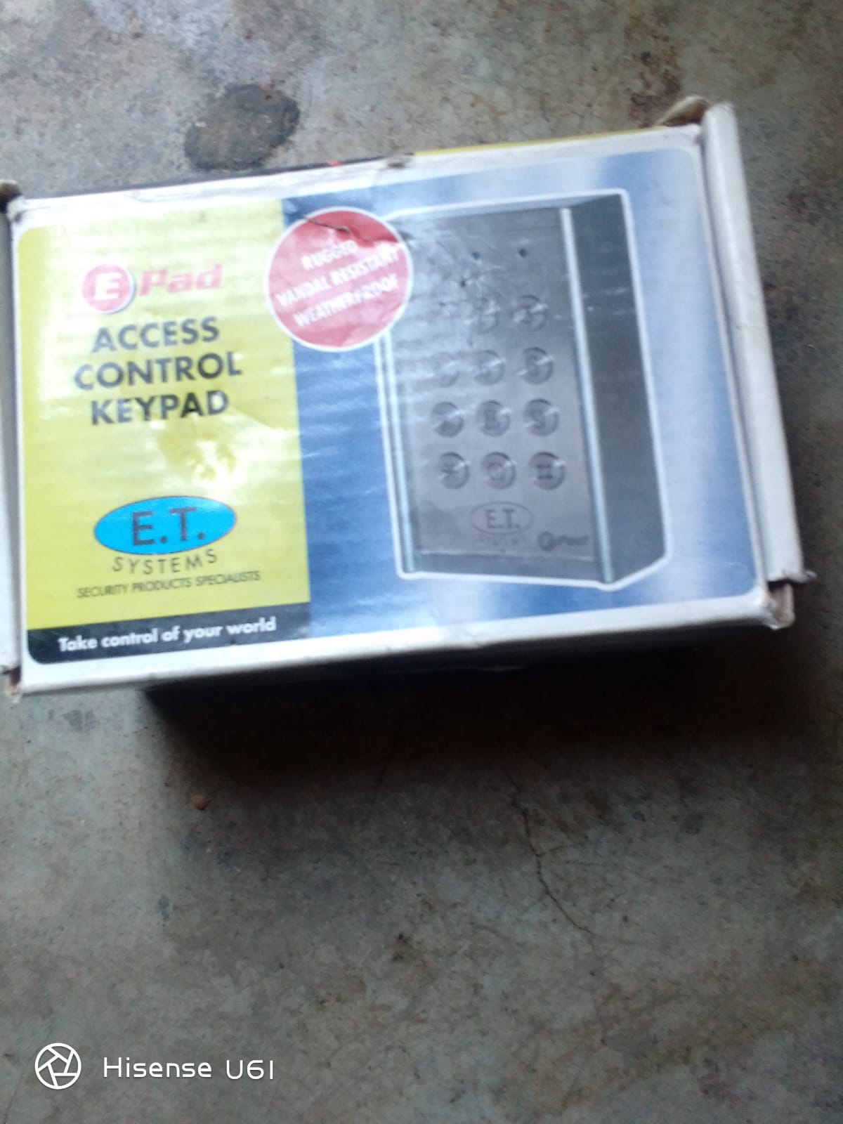Access control keypad and HIKVISION digital video recorder and circuit breakers
