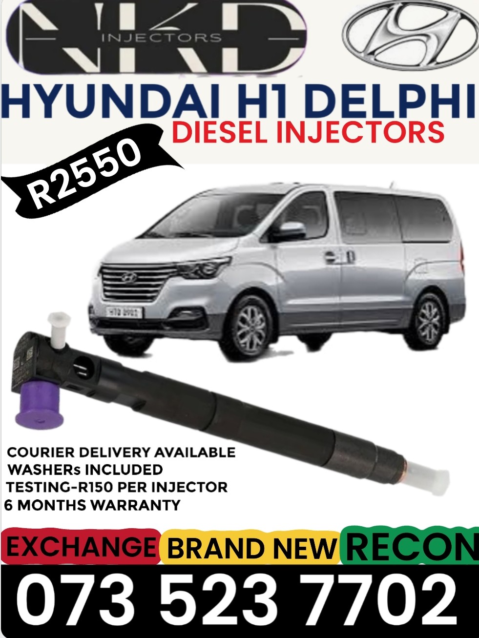Hyundai H1 Delphi Diesel injectors - Private Seller Hyundai H1 Delphi Diesel injectors - Private Seller
