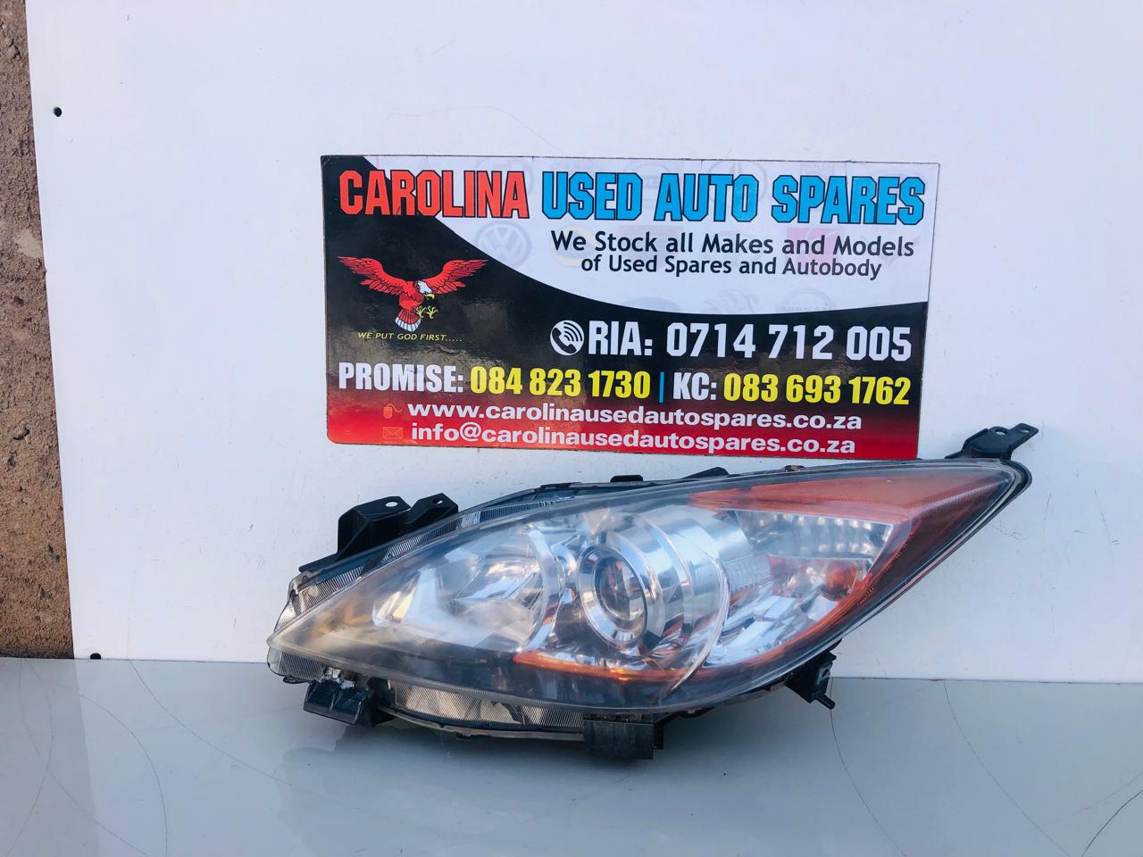Mazda 3 left side headlight (orange indicator) - Private Seller Mazda 3 left side headlight (orange indicator) - Private Seller