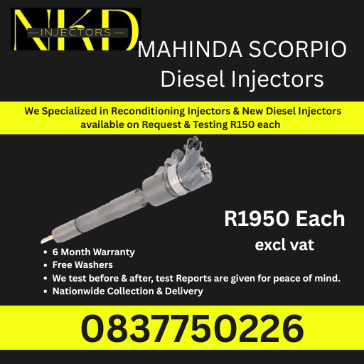 MAHINDRA SCORPIO DIESEL INJECTORS FOR SALE - Private Seller MAHINDRA SCORPIO DIESEL INJECTORS FOR SALE - Private Seller