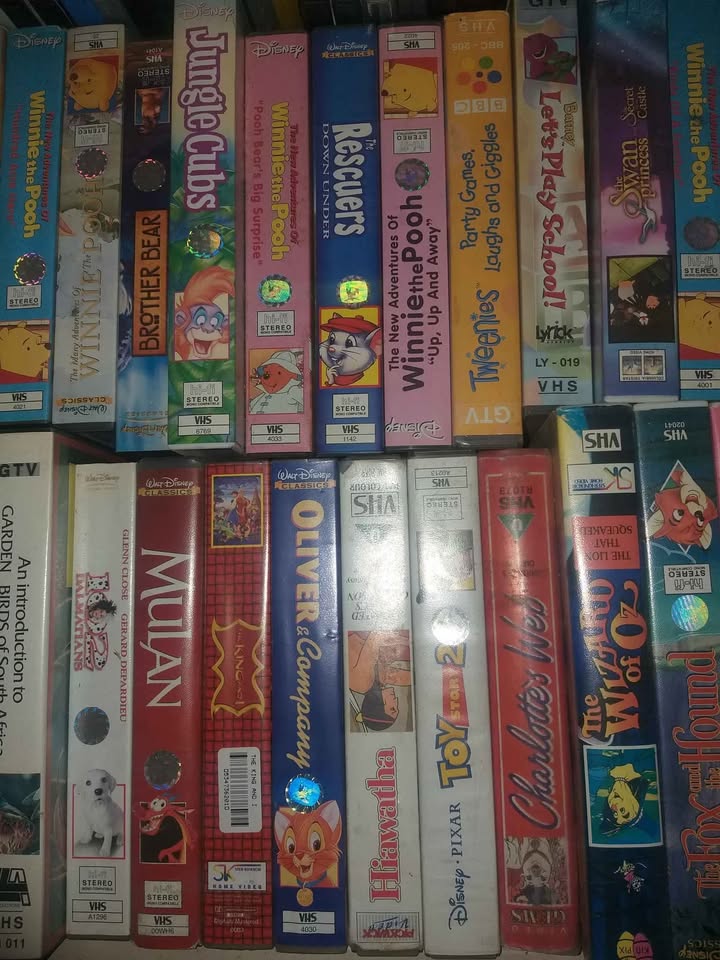 Movies:VHS movies,DVDs and CDs