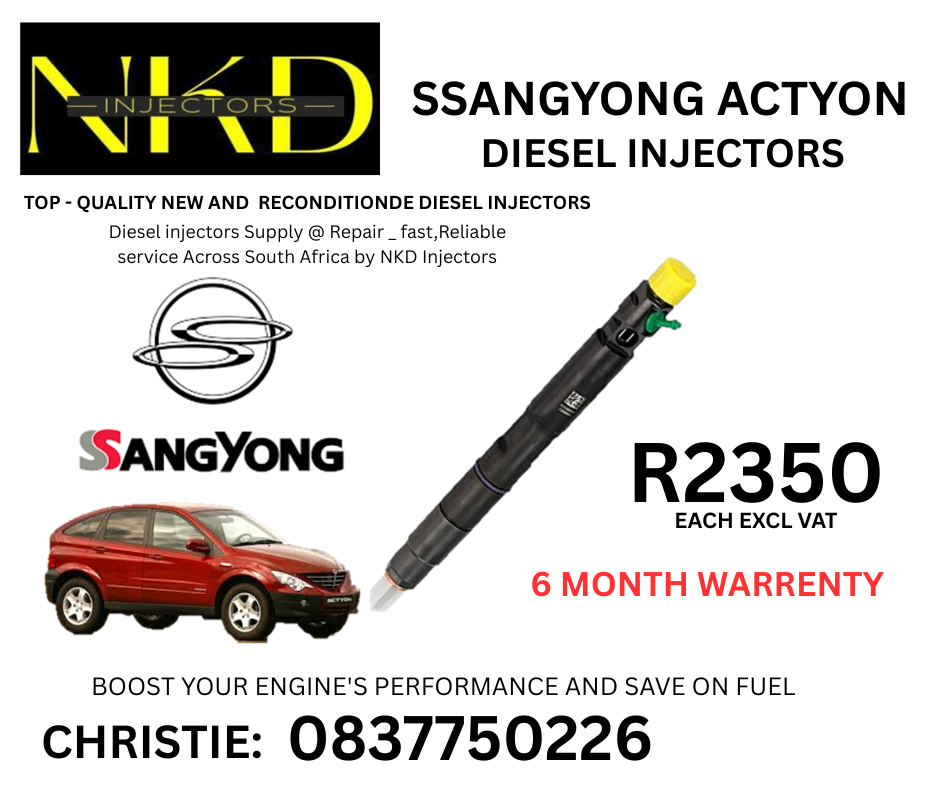SSANGYONG ACTYON DIESEL INJECTORS FOR SALE - Private Seller SSANGYONG ACTYON DIESEL INJECTORS FOR SALE - Private Seller