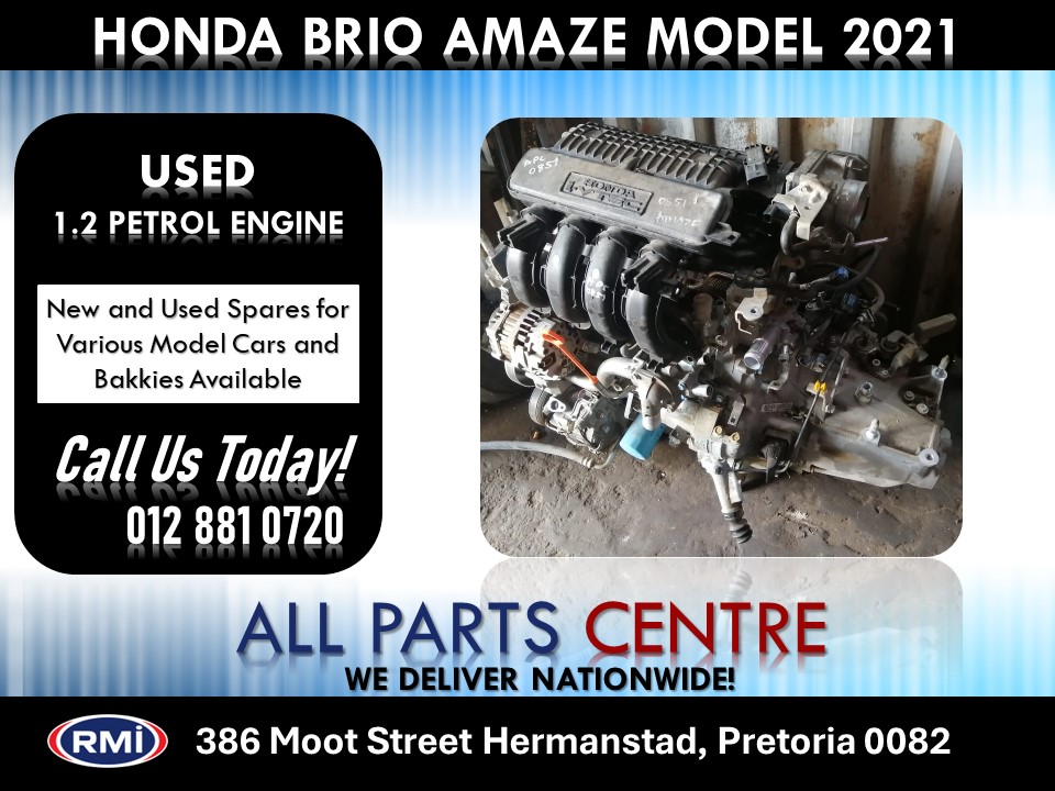 Honda Brio Amaze Model 2021 Used 1.2 Petrol Engine for Sale - Private Seller Honda Brio Amaze Model 2021 Used 1.2 Petrol Engine for Sale - Private Seller