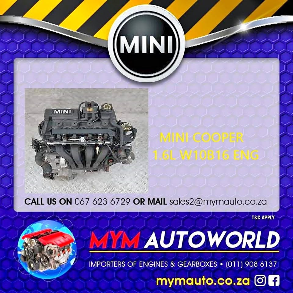 MINI COOPER 1.6L W10B16 USED IMPORTED ENGINE - Private Seller